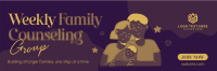 Weekly Family Counseling Twitter Header Preview