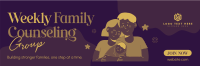 Weekly Family Counseling Twitter header (cover) Image Preview