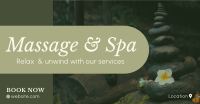 Zen Massage Services Facebook Ad Design