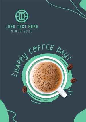 Coffee Day Scribble Flyer Image Preview