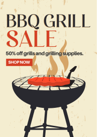 Flaming Hot Grill Flyer Design
