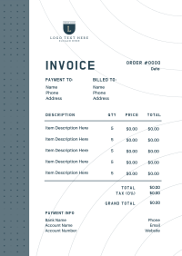 Agnostic Corporate Business Invoice