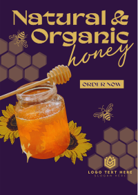 Delicious Organic Pure Honey Flyer Image Preview