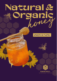 Delicious Organic Pure Honey Flyer Image Preview
