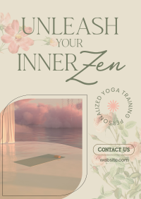 Yoga Floral Zen Flyer Image Preview