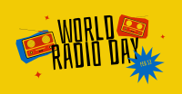 Happy World  Radio Day Facebook Ad Design