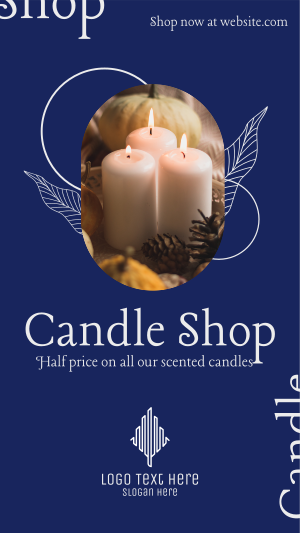 Candle Discount Facebook story