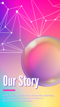 Gum Ball Connection Facebook Story Design