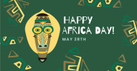 African Mask Facebook Ad Design