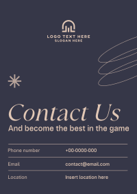 Contact Us Corporate Poster Preview