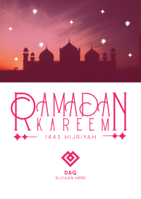 Unique Minimalist Ramadan Poster Image Preview
