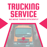 Trucking & Logistics Instagram Post Design