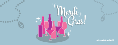 Starry Mardi Gras Facebook cover Image Preview