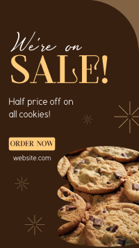 Baked Cookie Sale Instagram story Image Preview