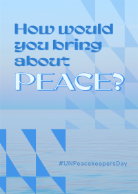 Day of UN Peacekeepers Poster Image Preview