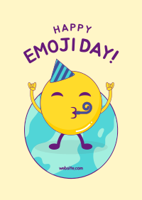 Party Emoji Poster Design