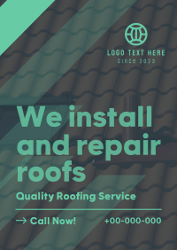 Quality Roof Service Flyer Image Preview