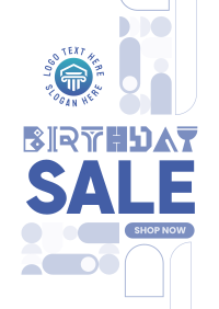 It's your Birthday Sale Flyer Design