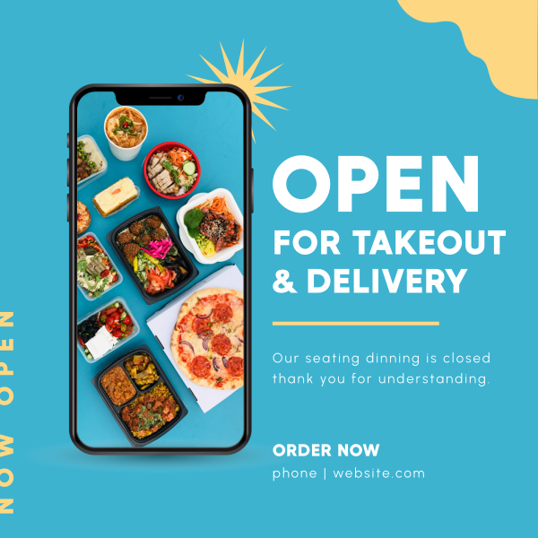 Food App Instagram Post Design Image Preview