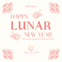 Good Fortune Lunar Year Instagram post Image Preview