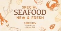 Rustic Seafood Restaurant Facebook ad Image Preview