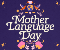 Rustic International Mother Language Day Facebook post Image Preview