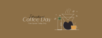 Minimalist Coffee Shop Facebook cover Image Preview