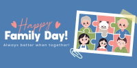 Adorable Day of Families Twitter Post Image Preview