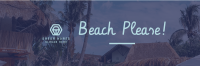 Beach Please Twitter header (cover) Image Preview