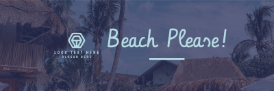 Beach Please Twitter header (cover) Image Preview