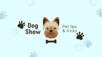 Yorkie Dog Show YouTube Banner Design