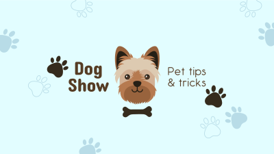 Yorkie Dog Show YouTube cover (channel art) Image Preview