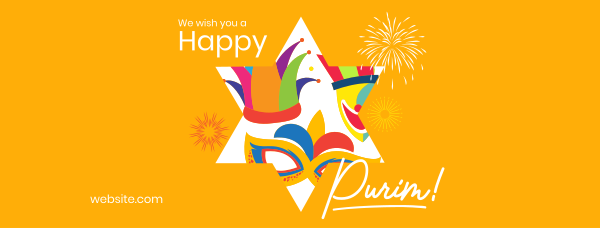Purim Festival Facebook Cover Design Image Preview