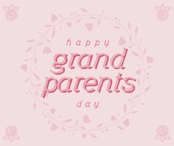 Grandparents Day Greetings Facebook Post Design