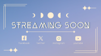 Celestial Streaming Facebook Event Cover Design