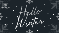 Snowy Winter Greeting Animation Image Preview