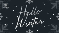 Snowy Winter Greeting Animation Image Preview