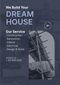 House Construct Poster Design