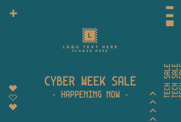 Cyber Week Sale Pinterest Cover Design Image Preview