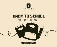 Back to School Vector Facebook post Image Preview