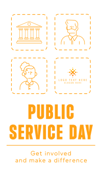 Public Service Day Facebook Story Design
