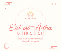 Blessed Eid ul-Adha Facebook post Image Preview