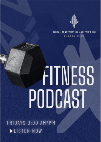 Modern Fitness Podcast Poster Image Preview