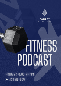 Modern Fitness Podcast Poster Image Preview