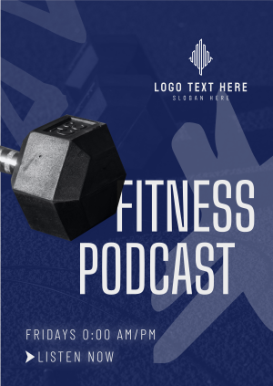 Modern Fitness Podcast Poster Image Preview