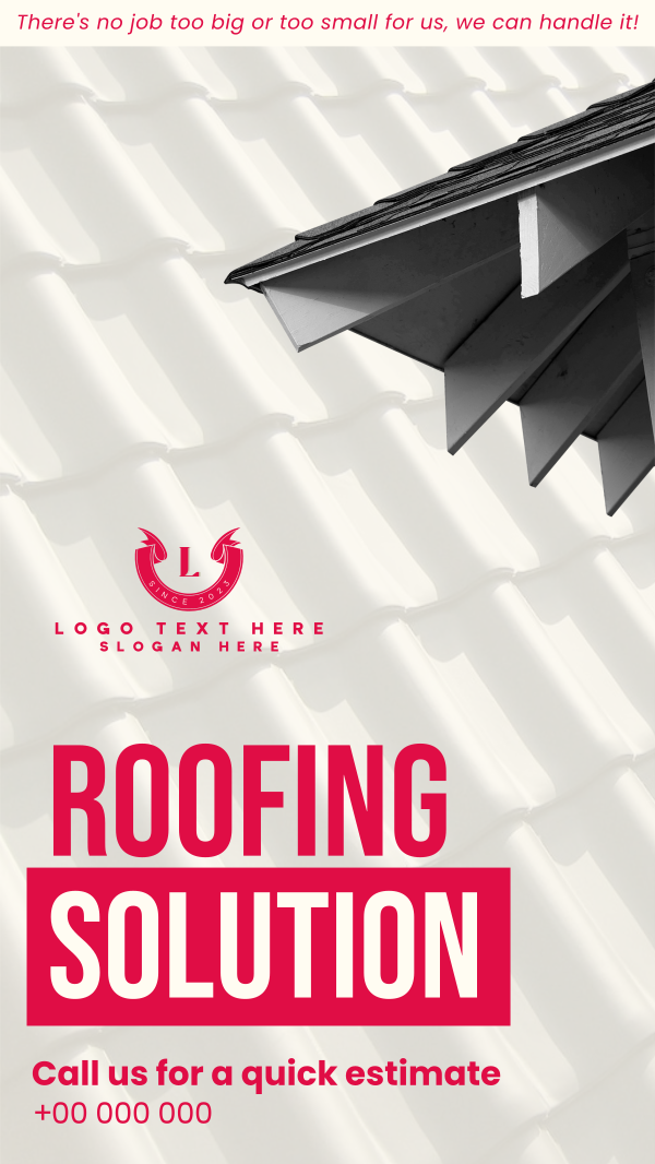 Roofing Solution Instagram Story Design