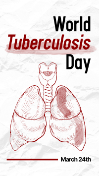 Tuberculosis Day Facebook Story Design