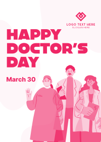 Happy Doctor's Day Poster Design