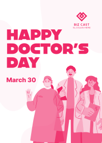 Happy Doctor's Day Poster Image Preview