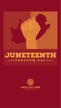 Juneteenth Freedom Celebration Instagram reel Image Preview
